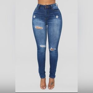 Fashion Nova Hannah High Rise Skinny Jeans
